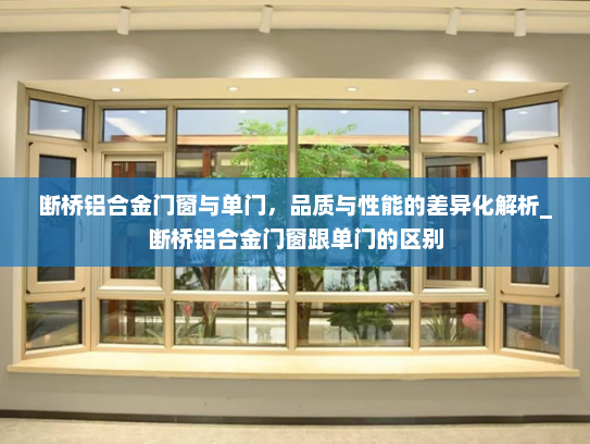 断桥铝合金门窗与单门，品质与性能的差异化解析_断桥铝合金门窗跟单门的区别