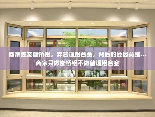 商家独宠断桥铝，弃普通铝合金，背后的原因竟是…商家只做断桥铝不做普通铝合金