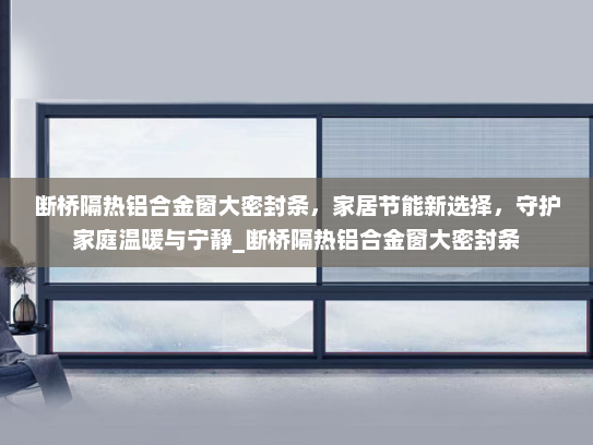 断桥隔热铝合金窗大密封条，家居节能新选择，守护家庭温暖与宁静_断桥隔热铝合金窗大密封条